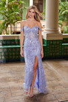 Nox Anabel T1504 Sequin Sweetheart Neck Off-shoulder Dress