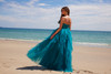 Nox Anabel A1591 Layered Glitter Tulle Strapless Prom Dress