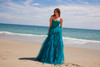 Nox Anabel A1591 Layered Glitter Tulle Strapless Prom Dress