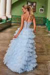 Nox Anabel R1688 Layered Tulle Sweetheart Strapless Dress
