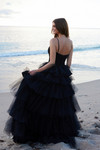 Nox Anabel Y1545 Multi-layered Tulle Sweetheart Neck Dress