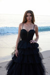 Nox Anabel Y1545 Multi-layered Tulle Sweetheart Neck Dress