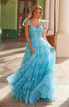 Nox Anabel T1501 Chiffon Sweetheart Neck A-line Prom Dress