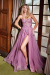 Nox Anabel G1371 Tulle Sequin Sweetheart Neck A-line Dress