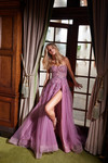 Nox Anabel G1371 Tulle Sequin Sweetheart Neck A-line Dress