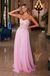 Nox Anabel C1617 Chiffon Sweetheart Neck Strapless Dress