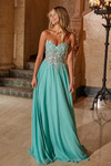 Nox Anabel C1617 Chiffon Sweetheart Neck Strapless Dress