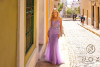 Nox Anabel Q1358 Iridescent Sequin V-neck Sleeveless Gown