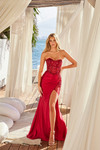 Nox Anabel E1284 Sequin Sweetheart Neck Strapless Prom Dress