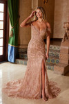 Nox Anabel C1600 Fully Beaded Tulle Off Shoulder Prom Dress