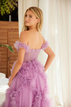 Nox Anabel Y1472 Ruffled Off Shoulder Sweetheart Neck Dress