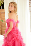 Nox Anabel Y1472 Ruffled Off Shoulder Sweetheart Neck Dress