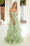 Nox Anabel Y1472 Ruffled Off Shoulder Sweetheart Neck Dress