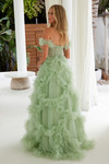 Nox Anabel Y1472 Ruffled Off Shoulder Sweetheart Neck Dress