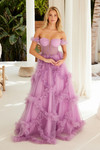 Nox Anabel Y1472 Ruffled Off Shoulder Sweetheart Neck Dress