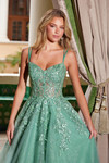Nox Anabel H1682 Tulle Floral Sweetheart Neckline Prom Dress