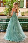 Nox Anabel H1682 Tulle Floral Sweetheart Neckline Prom Dress