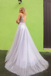 Nox Anabel Q1391 Tulle Lace V-neck Sleeveless Prom Dress