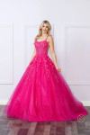 Nox Anabel H1271 Sequin Glitter Tulle Scoop Neck Ball Gown