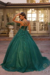Nox Anabel H1271 Sequin Glitter Tulle Scoop Neck Ball Gown