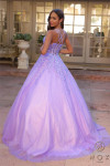 Nox Anabel H1271 Sequin Glitter Tulle Scoop Neck Ball Gown