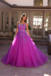 Nox Anabel H1464 Sequin Scoop Neckline Sleeveless Ball Gown