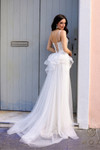 Nox Anabel Y1475 Sequin Beaded Sleeveless Overskirt Gown
