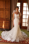Nox Anabel JW1033L Embroidered Tulle Sweetheart Wedding Gown