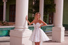 Nox Anabel JQ1017 Jacquard Strapless Short Wedding Dress