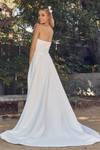 Nox Anabel JW938 Semi-Sweetheart Strapless Long Wedding Gown