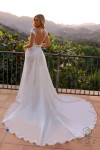 Nox Anabel JE995L Beaded V-neck Cap Sleeves Wedding Gown