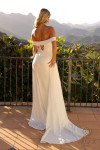 Nox Anabel JG975 Stretch Satin Off-shoulder Wedding Gown