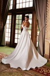 Nox Anabel JE1016 Satin Off-shoulder Sweetheart Wedding Gown
