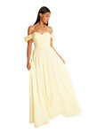 Bari Jay 2610 Bella Chiffon Off-shoulder Bridesmaid Gown