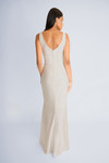 Bari Jay 2618 Lux Stretch V-Neck Sleevless Bridesmaid Gown