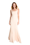 Bari Jay 2622 Stretch Crepe Square Neckline Bridesmaid Gown