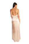 Bari Jay 2626 Stretch Charmeuse Halter Neck Bridesmaid Gown