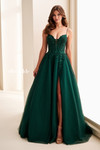 Ellie Wilde by Mon Cheri EW37072 Lace Glitter Tulle Gown Ellie Wilde by Mon Cheri EW37072 Lace Glitter Tulle Gown