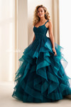 Ellie Wilde by Mon Cheri EW37128 Lace Glitter Tulle Gown Ellie Wilde by Mon Cheri EW37128 Lace Glitter Tulle Gown