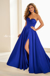 Ellie Wilde by Mon Cheri EW37213 Satin Strapless Long Dress