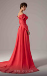 MNM Couture E0099 Crepe Off Shoulder Long Sleeves Long Dress MNM Couture E0099 Crepe Off Shoulder Long Sleeves Long Dress