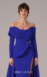 MNM Couture E0099 Crepe Off Shoulder Long Sleeves Long Dress MNM Couture E0099 Crepe Off Shoulder Long Sleeves Long Dress