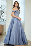 Amelia Couture 8065 Off Shoulder Sweetheart Neck Long Dress