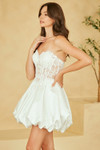 Amelia Couture 5081S Sweetheart Neck Strapless Short Dress