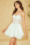 Amelia Couture 5081S Sweetheart Neck Strapless Short Dress