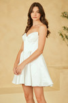 Amelia Couture 5082S Sweetheart Neck Strapless Short Dress