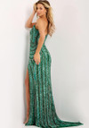 Jovani 49232 Sequin Sweetheart Neck Strapless Fitted Gown