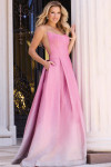 Jovani 44435 Glitter Tulle Scoop Neck Sleeveless Ballgown