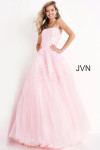 Jovani 1831 Tulle Embroidered Lace Sweetheart Strapless Gown