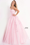 Jovani 1831 Tulle Embroidered Lace Sweetheart Strapless Gown